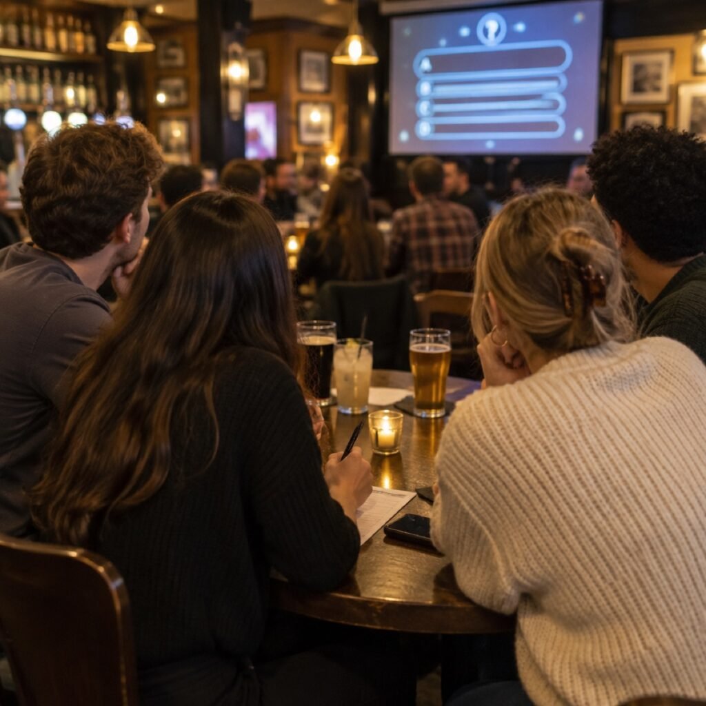 Trivia night crowd